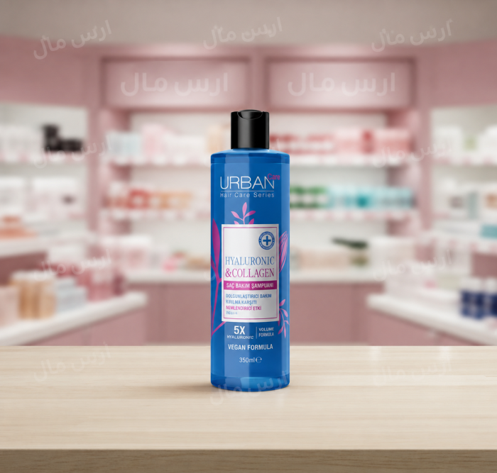شامپو آبرسان قوی اوربان کر Urban Care Hyaluronic & Collagen Shampoo مناسب برای موهای خشک و آسیب دیده (اصل واردات قانونی ارسال از منطقه آزاد ارس)
