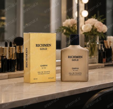 ادکلن مردانه گابرینی Gabrini مدل Richmen Gold حجم 100 میل