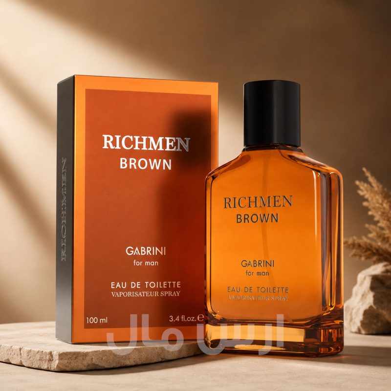 ادکلن مردانه گابرینی Gabrini مدل Richmen Brown حجم 100 میل