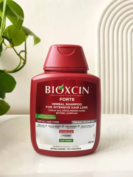 شامپو ضد ریزش گیاهی بیوکسین فورت اصل پک 2 عددی ۳۰۰ میل ( واردات قانونی ارسال از منطقه آزاد ارس)
