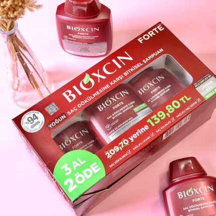 شامپو ضد ریزش گیاهی بیوکسین فورت اصل پک ۳ عددی ۳۰۰ میل ( واردات قانونی ارسال از منطقه آزاد ارس)