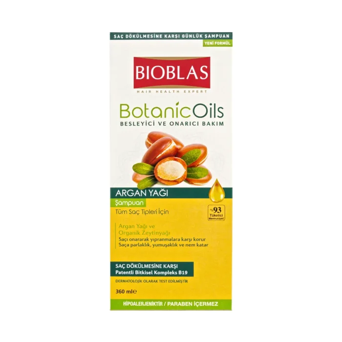شامپو ضد ريزش بيوبلاس حاوی روغن آرگان و روغن زيتون ارگانیک (اصل واردات قانونی ارسال از منطقه آزاد ارس)