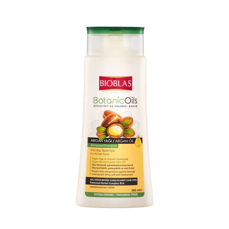 شامپو ضد ريزش بيوبلاس حاوی روغن آرگان و روغن زيتون ارگانیک (اصل واردات قانونی ارسال از منطقه آزاد ارس)