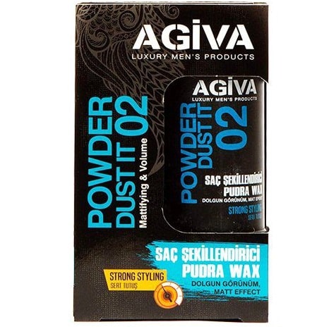 پودر حالت دهنده مو آگیوا Agiva شماره 02 وزن 20 گرم