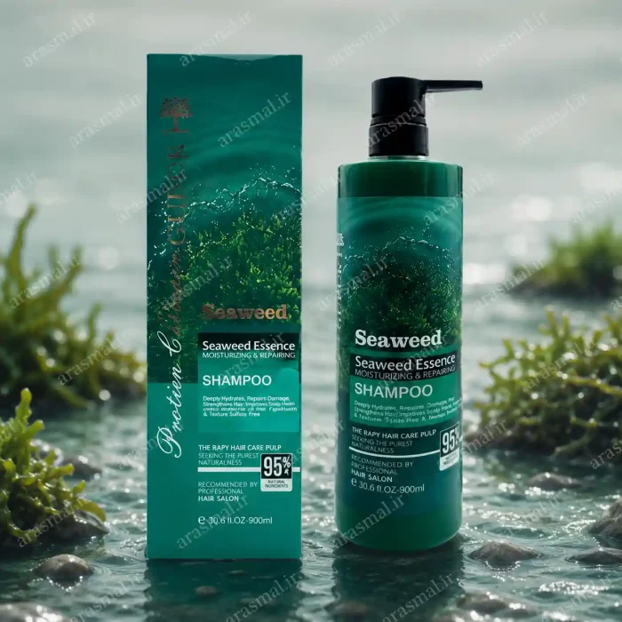 شامپو جلبک دریایی Seaweed Essence حجم ۹۰۰ میل